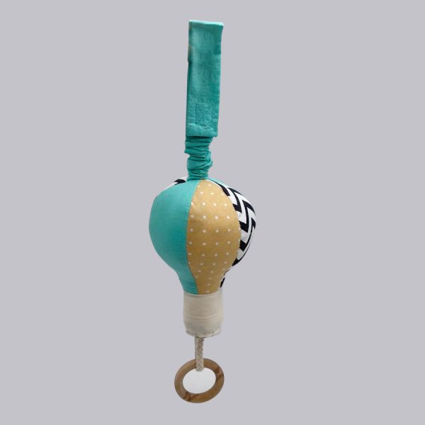Игрушка подвесная воздушный шар мятно-желтый