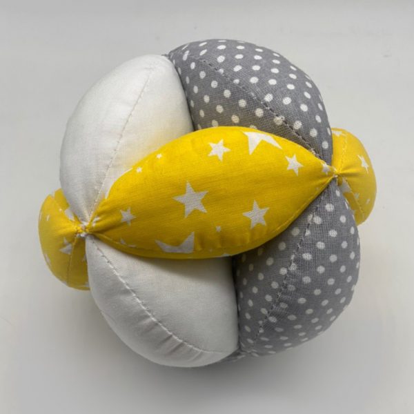Мячик Такане желто-серый